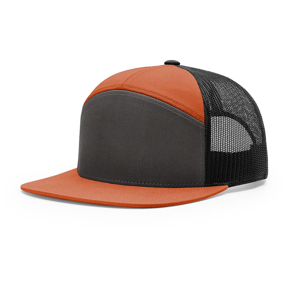 Richardson 168 7-Panel Custom Acrylic Patch Trucker Hat