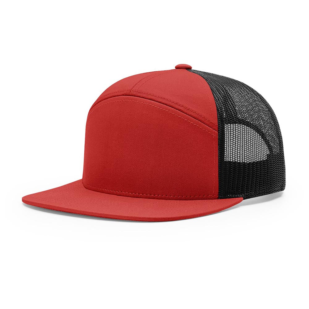 Richardson 168 7-Panel Custom Acrylic Patch Trucker Hat