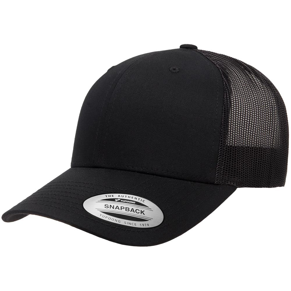 Yuppong 6606 Custom Leather Patch Retro Trucker Cap