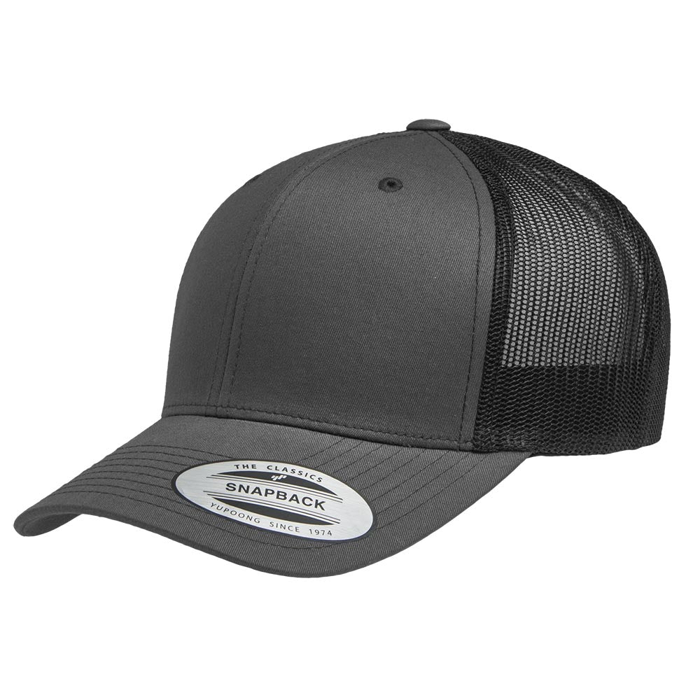 Yuppong 6606 Custom Leather Patch Retro Trucker Cap