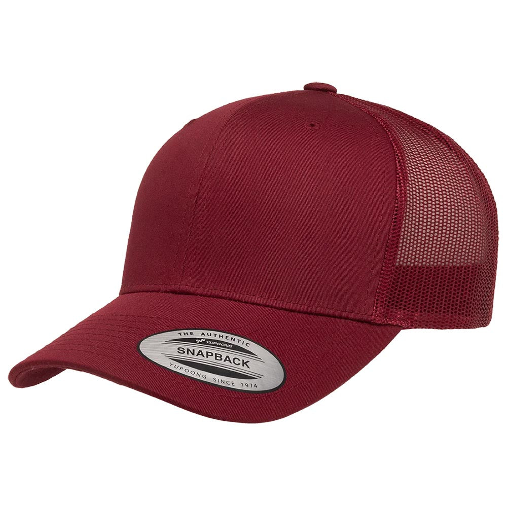 Yuppong 6606 Custom Leather Patch Retro Trucker Cap