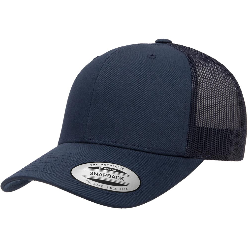Yuppong 6606 Custom Leather Patch Retro Trucker Cap