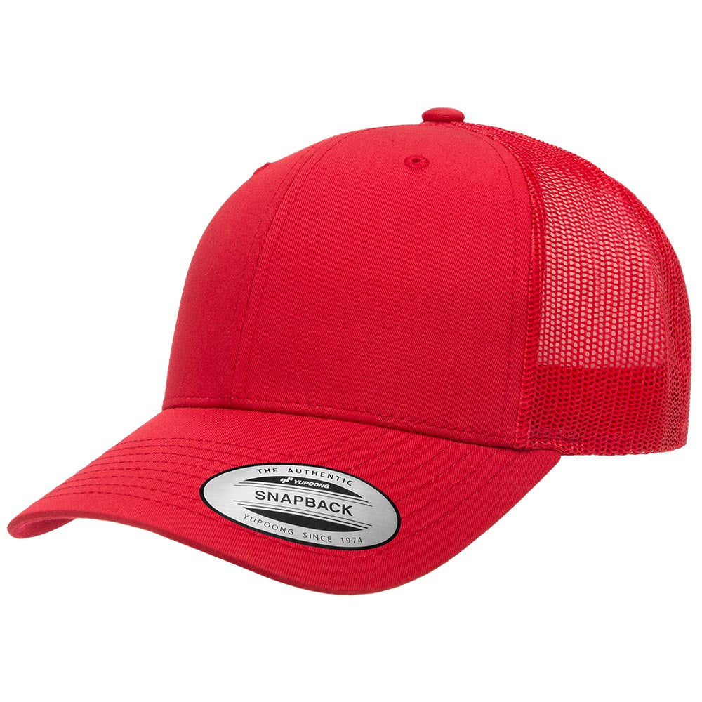 Yuppong 6606 Custom Leather Patch Retro Trucker Cap