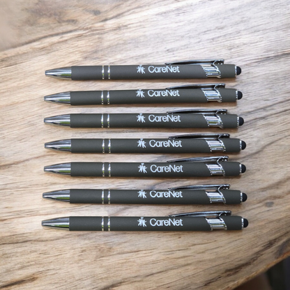 Soft Touch Pens w/ Stylus